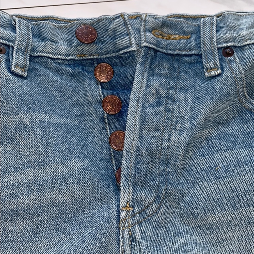 BDG x Rifle Paper Co Pocket Mid Rise Denim Shorts - Picture 6 of 8